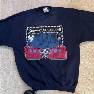 2000 Navy Subway Series Crewneck Sweatshirt